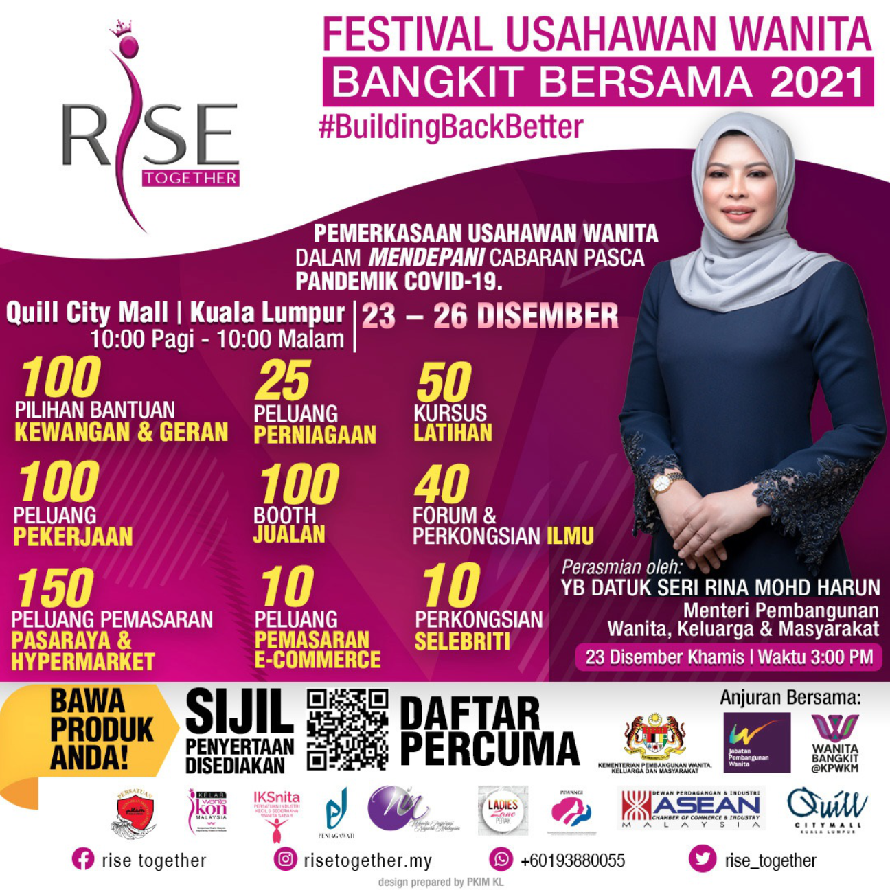 Festival Usahawan Wanita Bangkit Bersama 2021-'Rise Together'