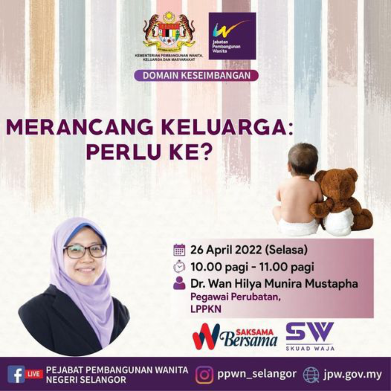 Domain Keseimbangan: Merancang Keluarga, Perlu Ke?