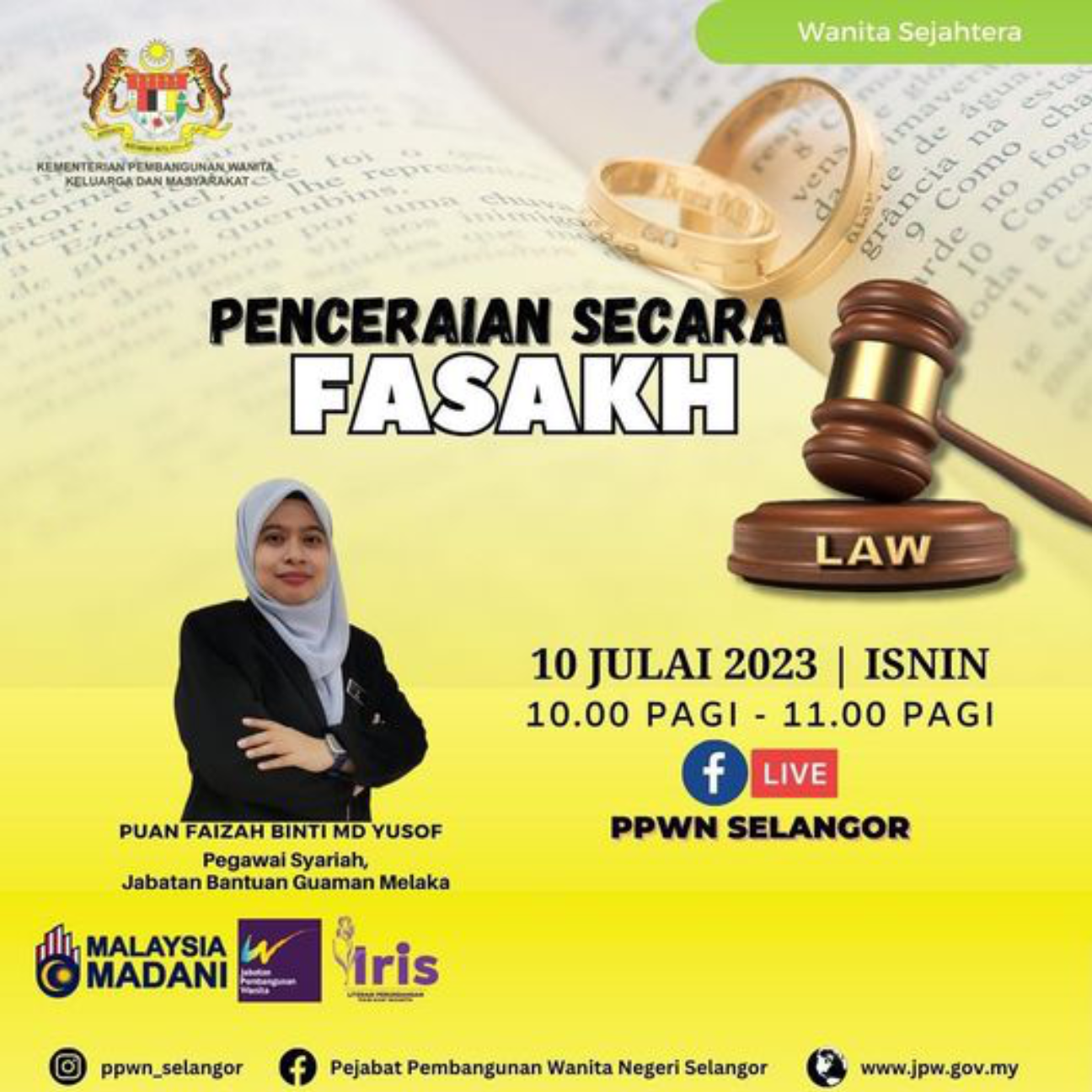 Wanita Sejahtera: Penceraian Secara Fasakh