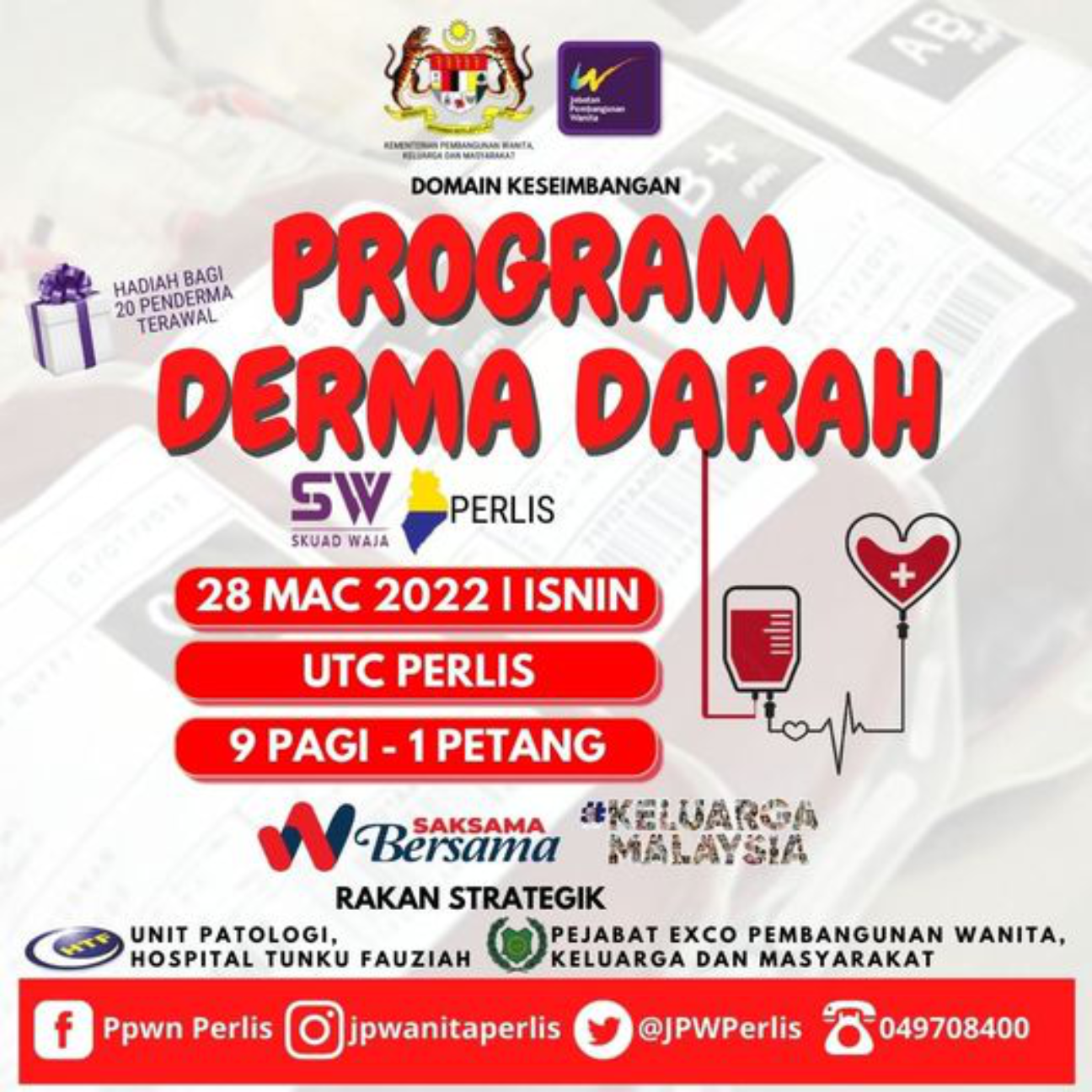 Domain Keseimbangan: Program Derma Darah Perlis