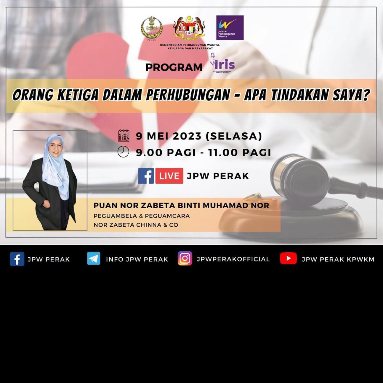 Program Iris: Orang Ketiga Dalam Perhubungan - Apa Tindakan Saya?