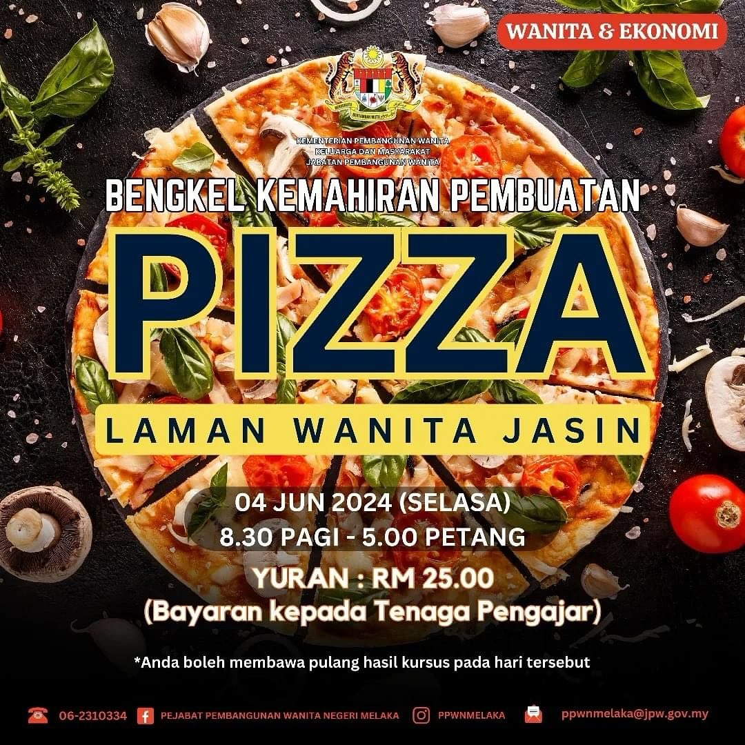 Wanita dan Ekonomi: Bengkel Kemahiran Pembuatan Pizza