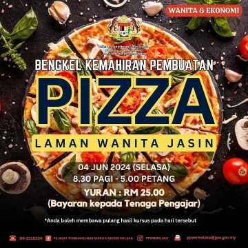 Wanita dan Ekonomi: Bengkel Kemahiran Pembuatan Pizza