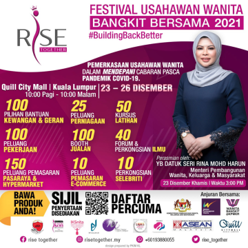 Festival Usahawan Wanita Bangkit Bersama 2021-'Rise Together'