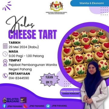 Wanita dan Ekonomi: Kelas Cheese Tart