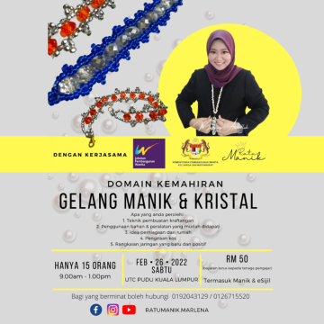 PPWN W.Persekutuan: Gelang Manik & Kristal