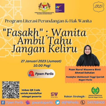 "Fasakh: Wanita Ambil Tahu Jangan Keliru"