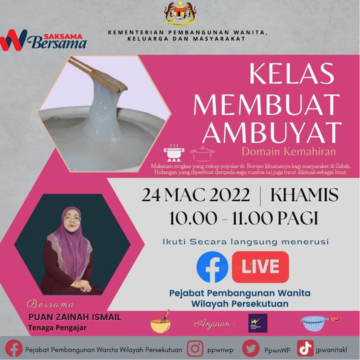 Domain Kemahiran: Kelas Membuat Ambuyat