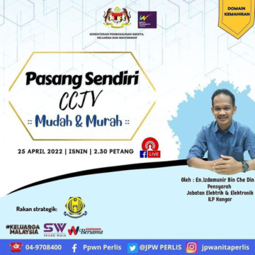 Domain Kemahiran: Pasang Sendiri CCTV Mudah & Murah