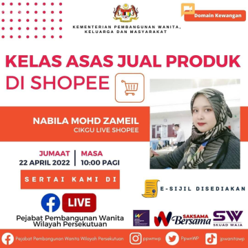 Domain Kewangan: Kelas Asas Jual Produk Di Shoppee
