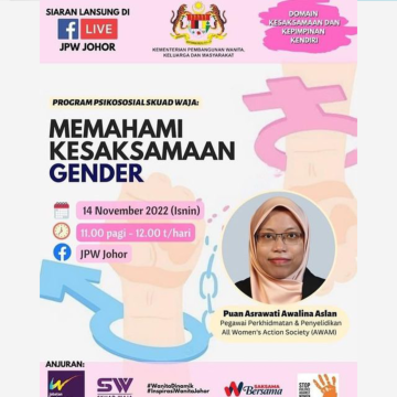 Domain Kesaksamaan & Kepimpinan Kendiri: Memahami Kesaksamaan Gender