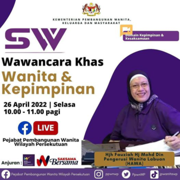 Domain Kesaksamaan & Kepimpinan Kendiri: Wawancara Khas: Wanita & Kepimpinan