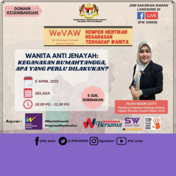 Waja: Keganasan Rumah Tangga, Apa Yang Perlu Dilakukan? 